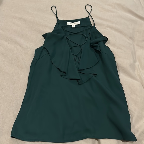 Wayf Lace Up Ruffle Cami - Picture 2 of 2